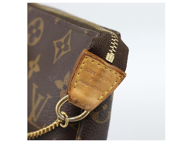 LOUIS VUITTON Monogram Mini Pochette Accessoires Pochette N41667 LV Auth 184348A Monogramma - vista 17