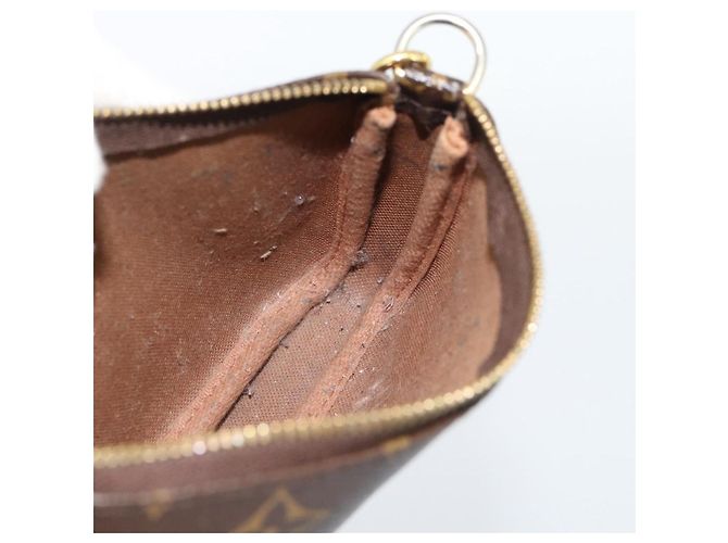 LOUIS VUITTON Monogram Mini Pochette Accessoires Pochette N41667 LV Auth 184348A Monogramma - vista 18