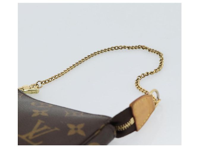 LOUIS VUITTON Monogram Mini Pochette Accessoires Pochette N41667 LV Auth 184348A Monogramma - vista 8