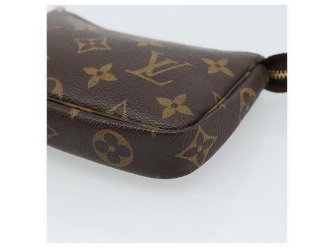 LOUIS VUITTON Monogram Mini Pochette Accessoires Pochette N41667 LV Auth 184348A Monogramma - vista 9