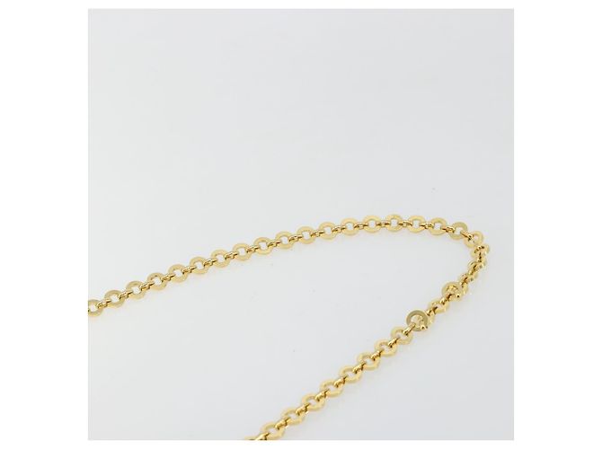 Borsa a Spalla Salvatore Ferragamo Vala Chain in Pelle Nera e Oro Auth 183025 Nero D'oro - vista 8