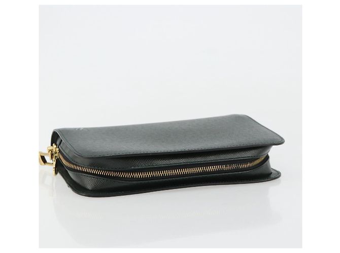 LOUIS VUITTON Clutch Taiga Baikal Epicea M30184 LV Auth ka4580 - vista 5