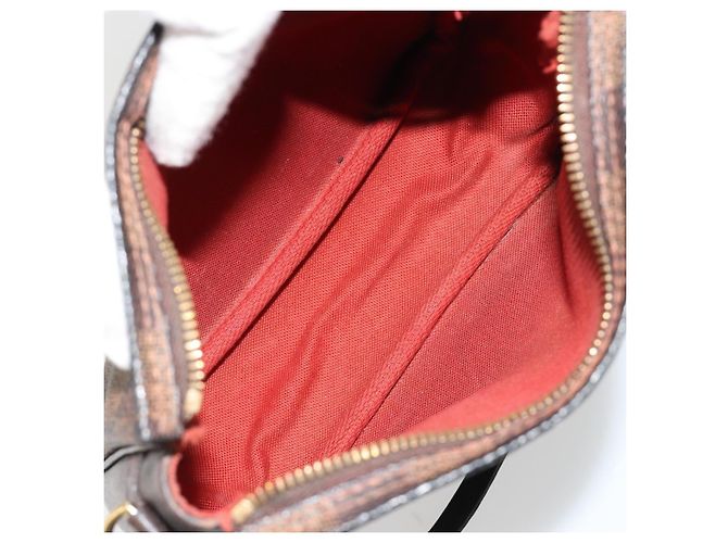 LOUIS VUITTON Damier Ebene Trousse Makeup Pouch N51982 LV Auth 184137 - vista 11
