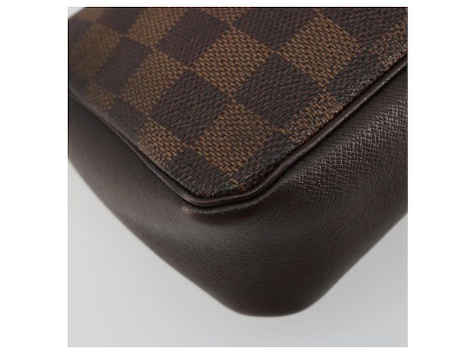 LOUIS VUITTON Damier Ebene Trousse Makeup Pouch N51982 LV Auth 184137 - vista 14
