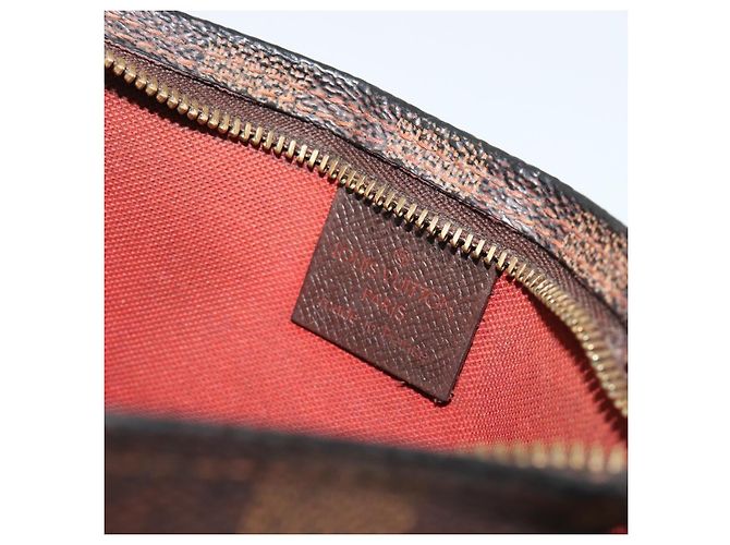 LOUIS VUITTON Damier Ebene Trousse Makeup Pouch N51982 LV Auth 184137 - vista 17