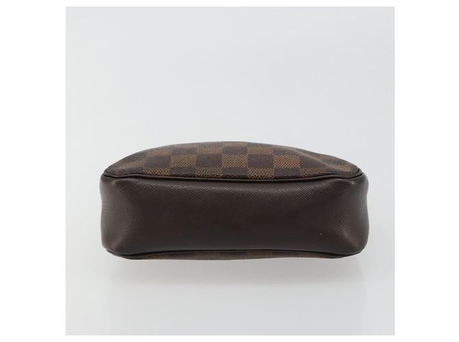 LOUIS VUITTON Damier Ebene Trousse Makeup Pouch N51982 LV Auth 184137 - vista 5