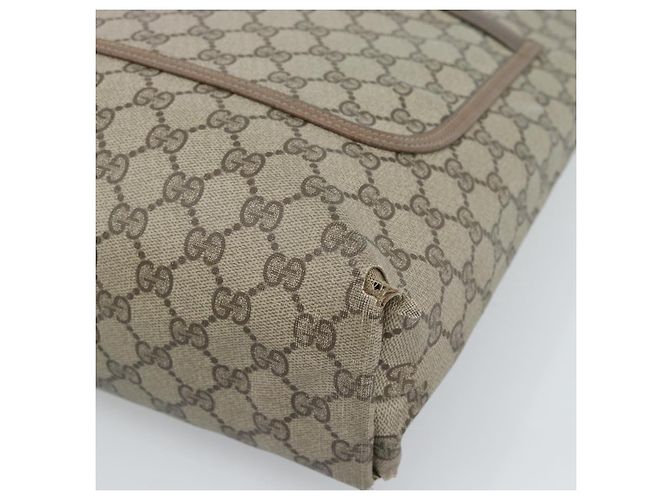 Borsa Tote GUCCI GG Supreme Web Sherry Line PVC Beige Red 39 02 003 Auth 183400 - vista 10
