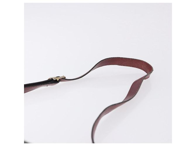 Céline Borsa a Spalla CELINE in Pelle Nera e Oro Auth gh2064 Nero D'oro - vista 8