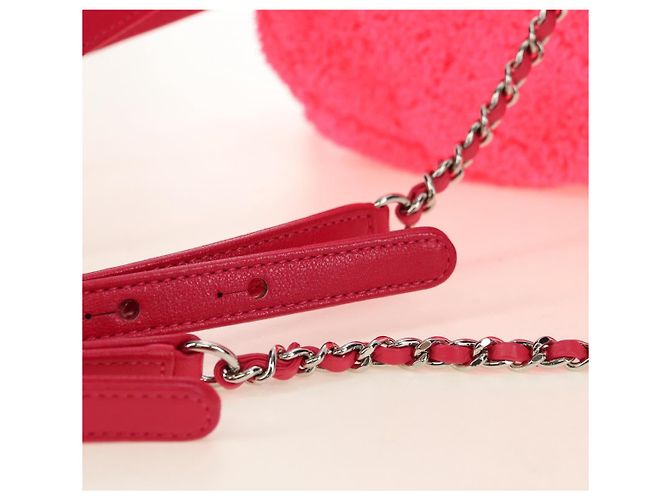 CHANEL Matelasse Chain Backpack pile Pink Silver CC Auth 181955M Argento Rosa - vista 10