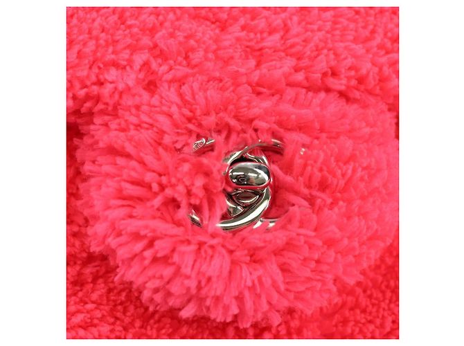CHANEL Matelasse Chain Backpack pile Pink Silver CC Auth 181955M Argento Rosa - vista 17