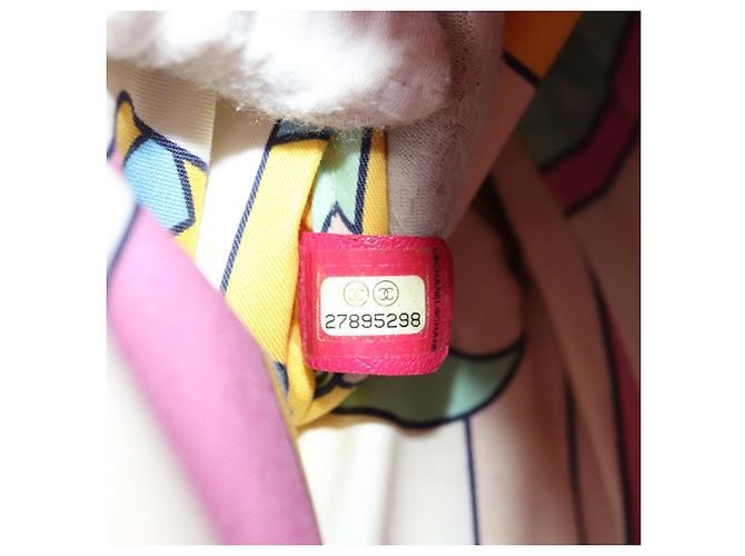 CHANEL Matelasse Chain Backpack pile Pink Silver CC Auth 181955M Argento Rosa - vista 28