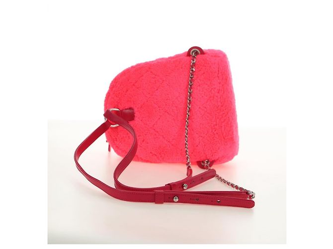 CHANEL Matelasse Chain Backpack pile Pink Silver CC Auth 181955M Argento Rosa - vista 7