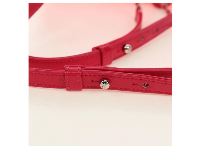 CHANEL Matelasse Chain Backpack pile Pink Silver CC Auth 181955M Argento Rosa - vista 8