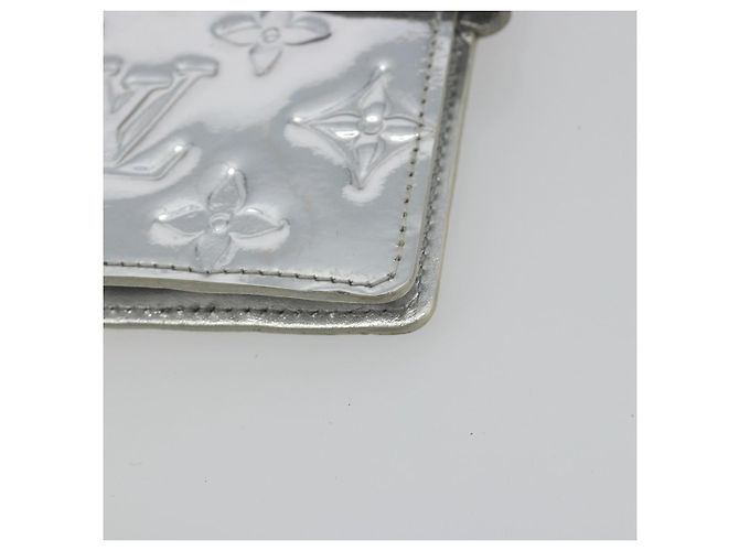 LOUIS VUITTON Monogram Miroir Agenda PM Planner Cover Silver R20963 Auth 180884A Plata - vista 14