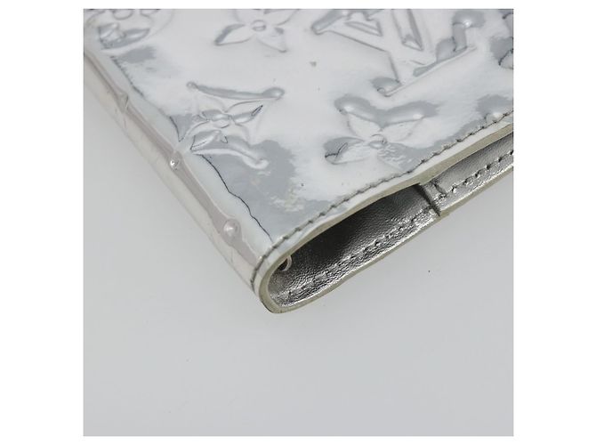 LOUIS VUITTON Monogram Miroir Agenda PM Planner Cover Silver R20963 Auth 180884A Plata - vista 15