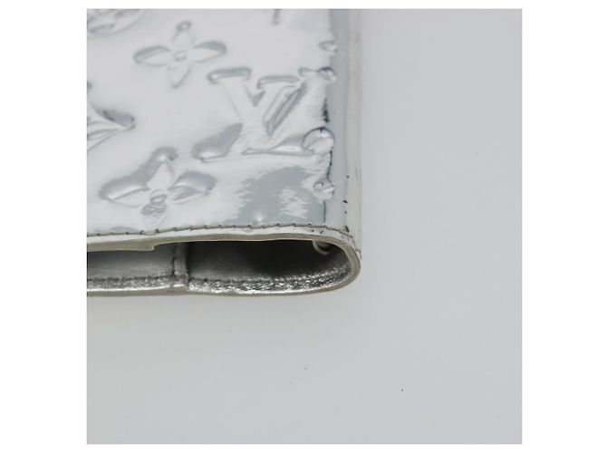 LOUIS VUITTON Monogram Miroir Agenda PM Planner Cover Silver R20963 Auth 180884A Plata - vista 16