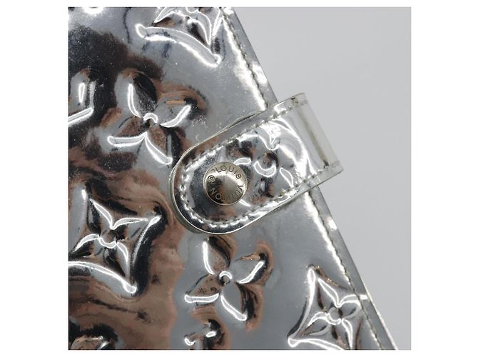 LOUIS VUITTON Monogram Miroir Agenda PM Planner Cover Silver R20963 Auth 180884A Plata - vista 18