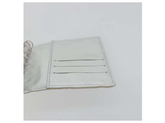 LOUIS VUITTON Monogram Miroir Agenda PM Planner Cover Silver R20963 Auth 180884A Plata - vista 22