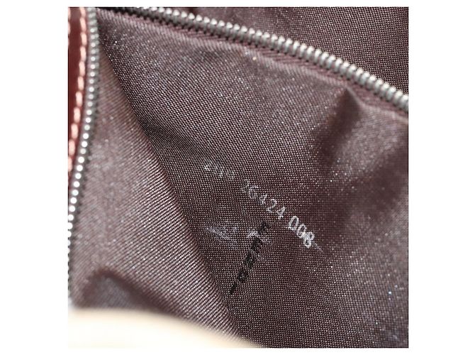 FENDI Zucca Canvas Mamma Baguette Borsa a Spalla Beige Silver Auth 183769SAV Argento - vista 26