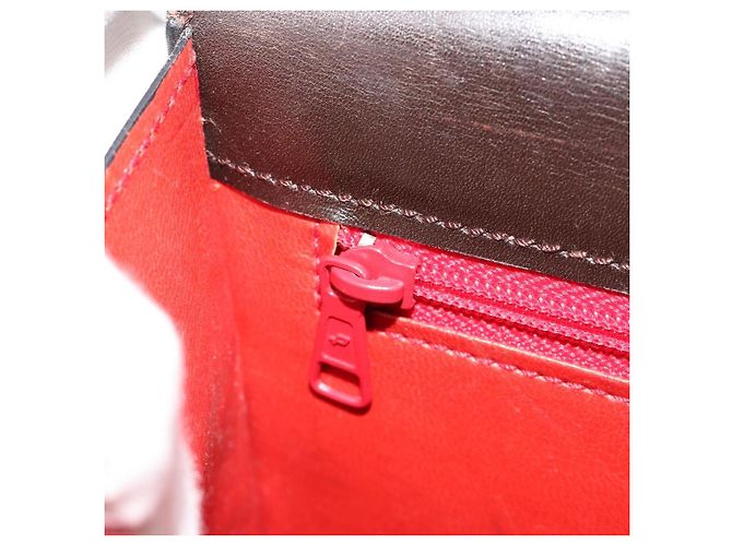 Céline Borsa a Spalla CELINE in Pelle Marrone Oro Auth 183437 D'oro - vista 21