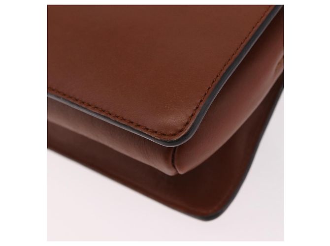 Chloé Borsa a Spalla Chloe Fay Scamosciata Marrone Oro Auth 183119A D'oro - vista 13