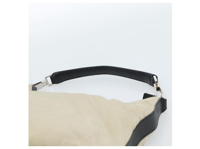 Borsa GUCCI in tela e pelle beige argento 000 0602 Auth ka4572 - vista 8