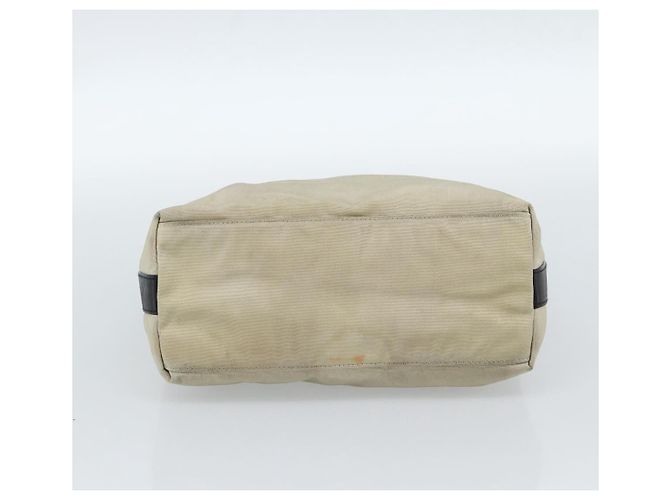Borsa GUCCI in tela e pelle beige argento 000 0602 Auth ka4572 - vista 9