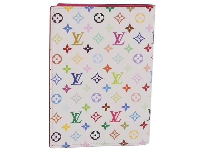 LOUIS VUITTON Porta passaporto Couverture Multicolor Bianco M14178 Auth 184263SAM - vista 13