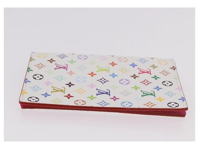 LOUIS VUITTON Porta passaporto Couverture Multicolor Bianco M14178 Auth 184263SAM - vista 4