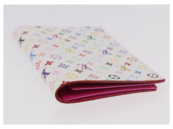 LOUIS VUITTON Porta passaporto Couverture Multicolor Bianco M14178 Auth 184263SAM - vista 5