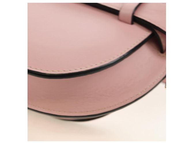 LOEWE Gate Dual Waist bag Leather Pink Gold Auth 182911M Rosa D'oro - vista 17