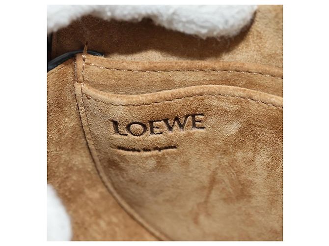 LOEWE Gate Dual Waist bag Leather Pink Gold Auth 182911M Rosa D'oro - vista 21