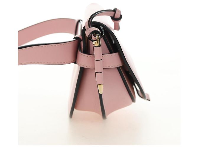 LOEWE Gate Dual Waist bag Leather Pink Gold Auth 182911M Rosa D'oro - vista 3