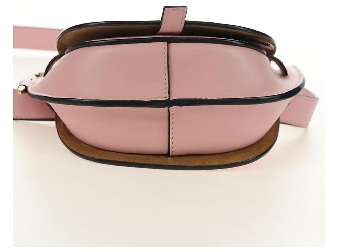 LOEWE Gate Dual Waist bag Leather Pink Gold Auth 182911M Rosa D'oro - vista 5