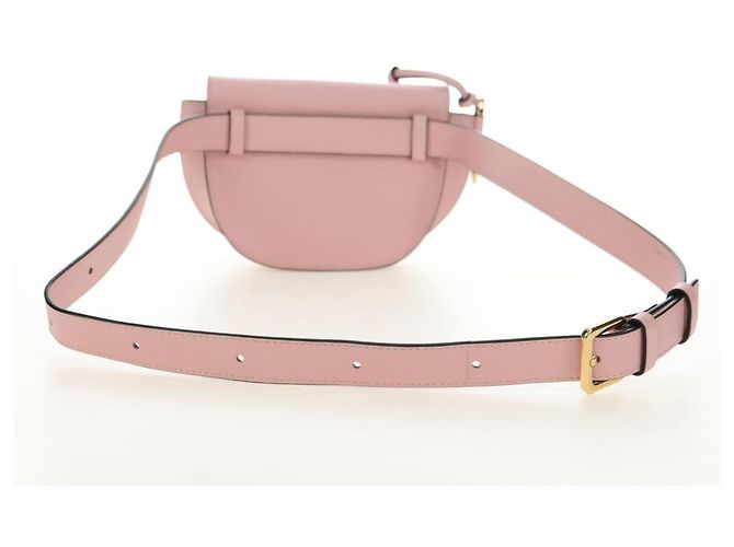 LOEWE Gate Dual Waist bag Leather Pink Gold Auth 182911M Rosa D'oro - vista 6
