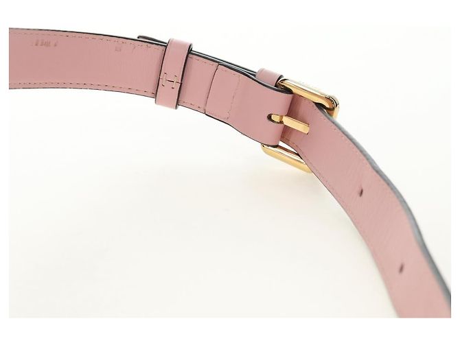LOEWE Gate Dual Waist bag Leather Pink Gold Auth 182911M Rosa D'oro - vista 8