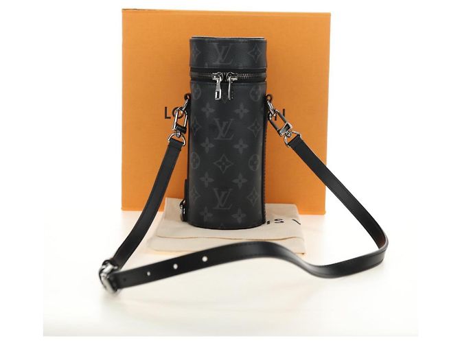 LOUIS VUITTON Monogram Eclipse Porta Bottiglia GI0398 Auth 171298V Monogramma - vista 12