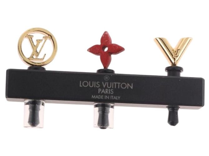 LOUIS VUITTON Jack per auricolari metallico Oro M61014 LV Auth 181106 D'oro - vista 13