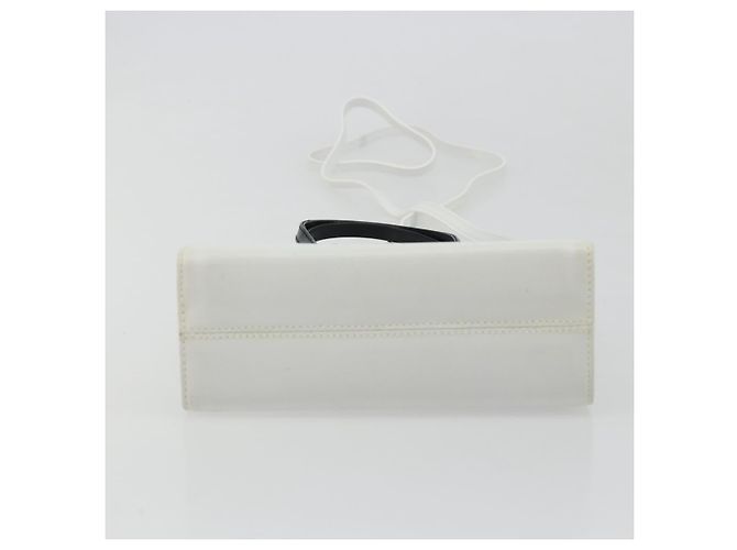 Borsa Salvatore Ferragamo Vala in pelle 2way White Gold ka4614A - vista 11