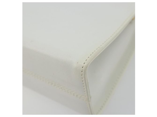 Borsa Salvatore Ferragamo Vala in pelle 2way White Gold ka4614A - vista 12