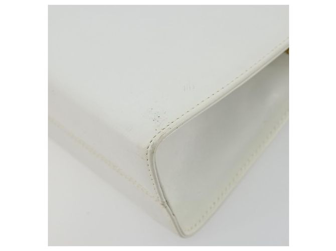 Borsa Salvatore Ferragamo Vala in pelle 2way White Gold ka4614A - vista 14