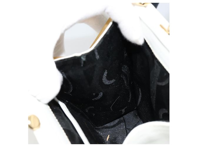Borsa Salvatore Ferragamo Vala in pelle 2way White Gold ka4614A - vista 19