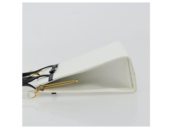 Borsa Salvatore Ferragamo Vala in pelle 2way White Gold ka4614A - vista 5