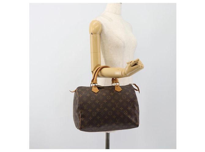 LOUIS VUITTON Borsa Monogram Speedy 30 M41526 LV Auth 184213V Monogramma - vista 22
