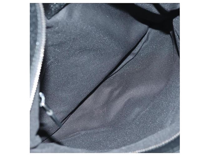 Borsa a tracolla GUCCI Web Sherry Line in tela nera argento 169937 Auth am11677V Nero - vista 23
