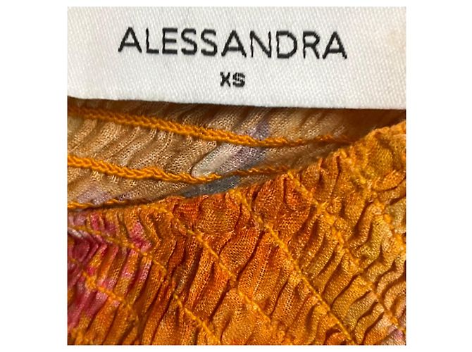 Autre Marque Alessandra Sunset Cameo Delilah Kleid Orange - Ansicht 3