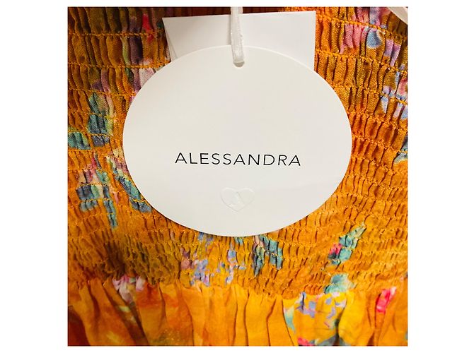 Autre Marque Alessandra Sunset Cameo Delilah Kleid Orange - Ansicht 4