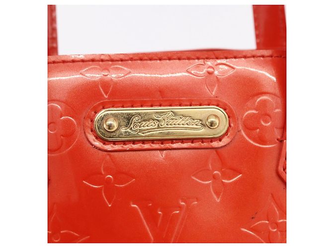 LOUIS VUITTON Monogram Vernis Wilshire PM Borsa Orenge Sunset M93644 Auth 184196 - vista 17