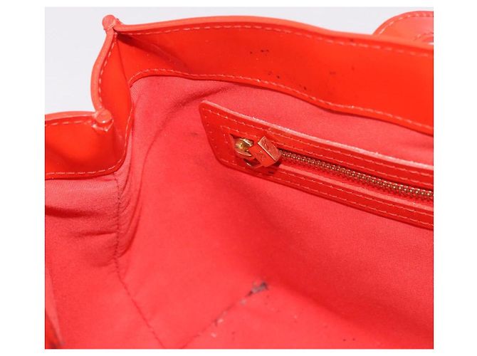 LOUIS VUITTON Monogram Vernis Wilshire PM Borsa Orenge Sunset M93644 Auth 184196 - vista 21