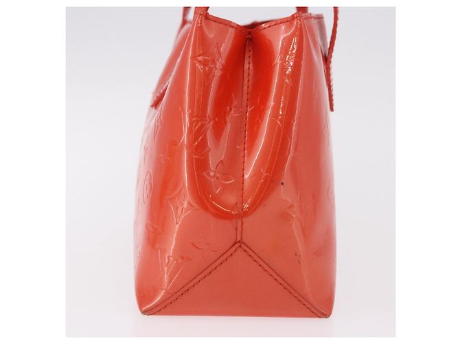 LOUIS VUITTON Monogram Vernis Wilshire PM Borsa Orenge Sunset M93644 Auth 184196 - vista 4